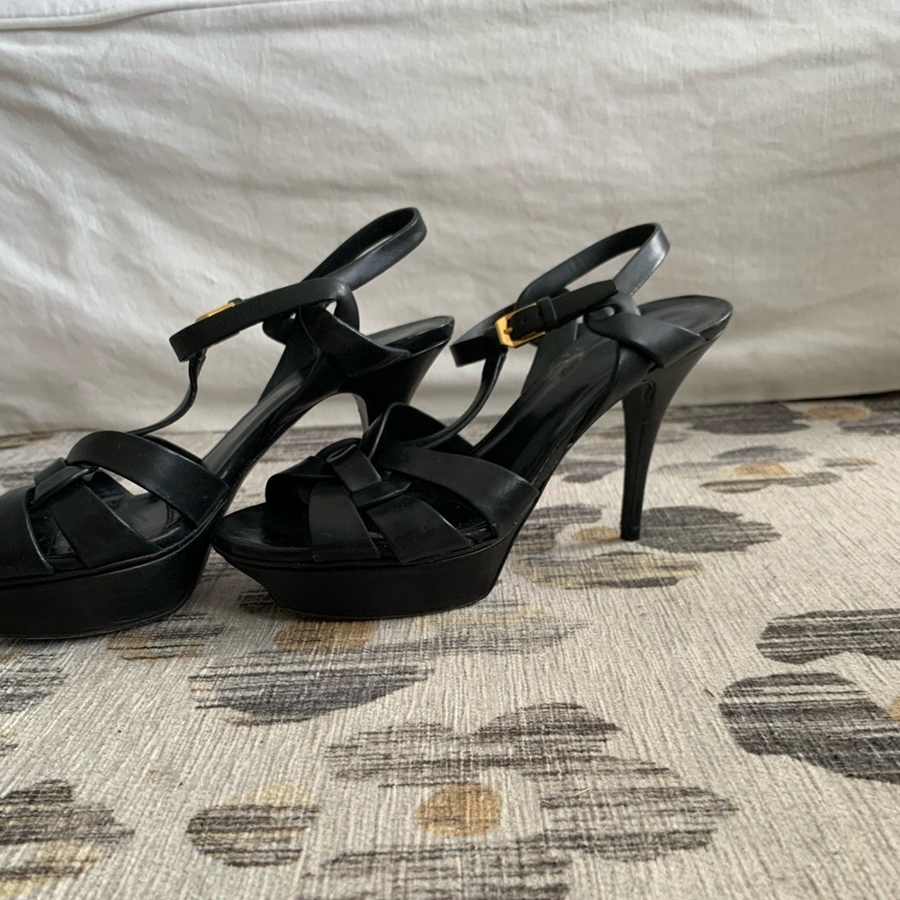 Saint Laurent Paris tribute 75mm heels black 39 - Picture 11 of 11
